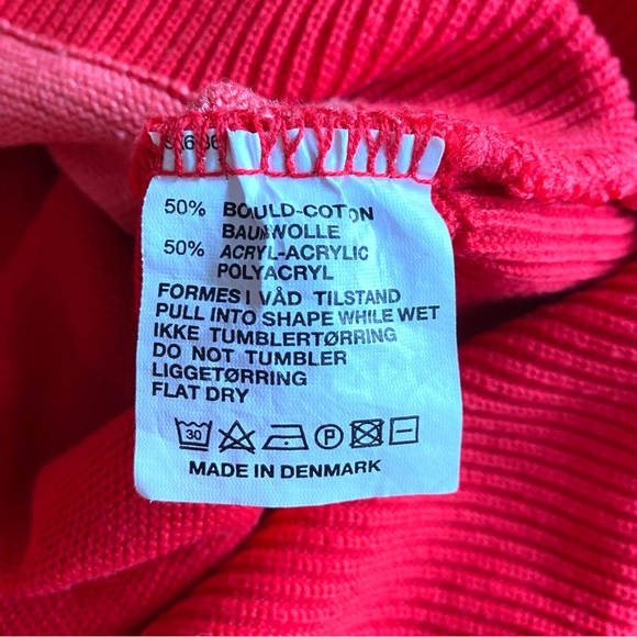 SKOVHUUS DENMARK Color Block Sweater L - Picture 5 of 5